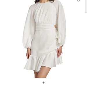 ZIMMERMANN
Lyre Cut-Out Balloon Sleeve Minidress